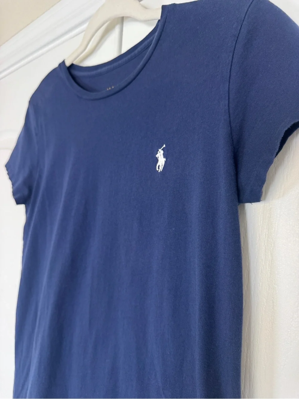 Polo Ralph Lauren Girls Navy Cotton T Shirt Dress Medium